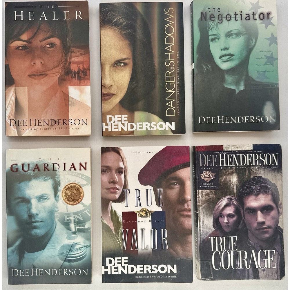 Dee Henderson Book Lot of 6 O'Malley Uncommon Heroes Christian Suspense Romance